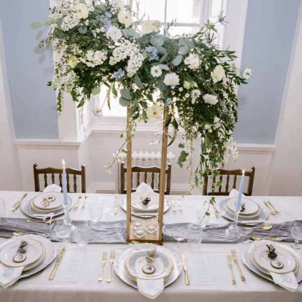 LINEN HEMSTITCH NAPKIN - Intertwined Monogram