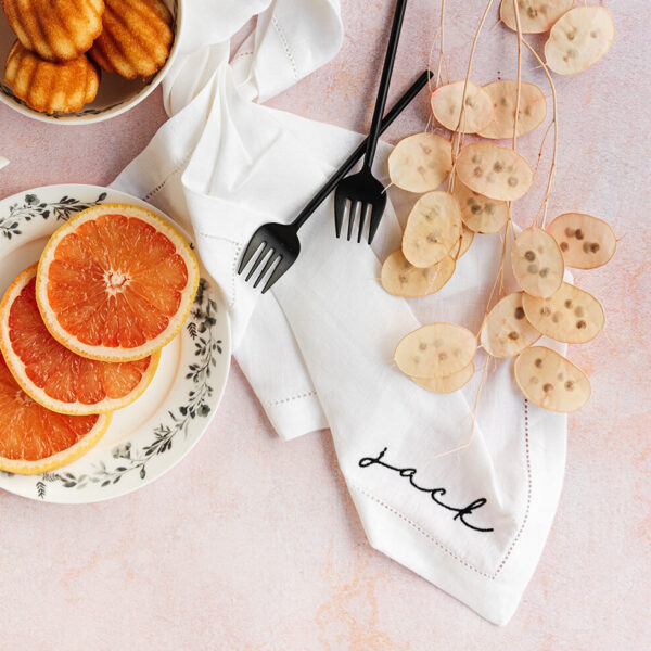 place setting napkins