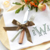 custom monogram napkins