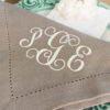 monogrammed napkins