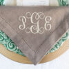 monogrammed napkins