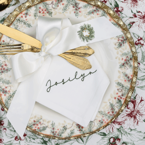 COTTON IVORY NAPKINS Place Setting Napkin