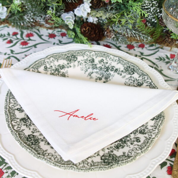 IVORY NAPKINS - Place Setting Napkin or short quote