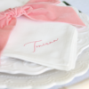 IVORY NAPKINS – Place Setting Napkin or short quote