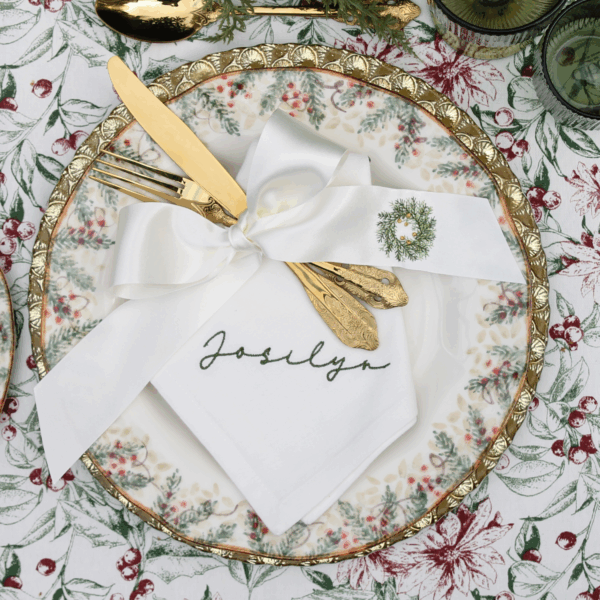 IVORY NAPKINS Place Setting Napkin or short quote