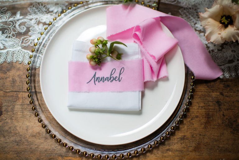 How To Add The Wow Factor To Your Tables with Embroidered Napkins