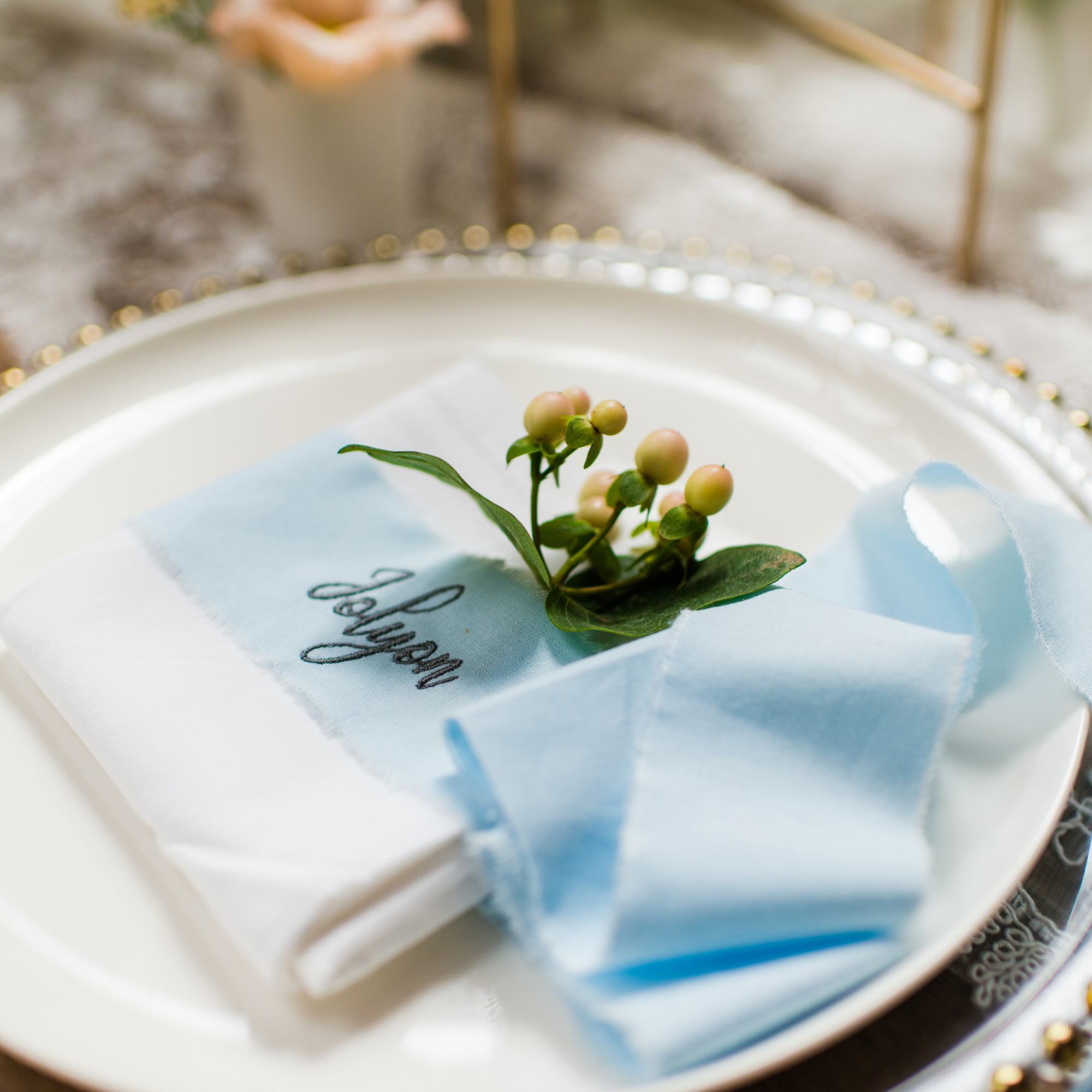 Personalised Cotton Ribbons – Names, Dates, or Initials