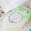 LINEN HEMSTITCH NAPKIN - Easter Bunny Monogram