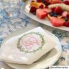 LINEN HEMSTITCH NAPKIN - Easter Bunny Monogram