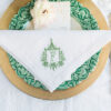 pagoda monogram napkin