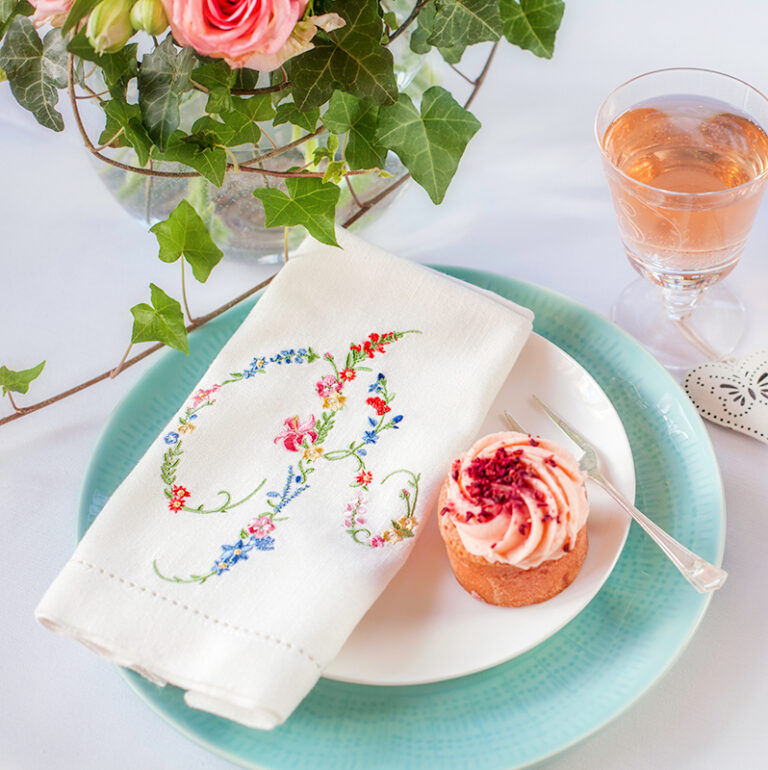 The Embroidered Napkin Company Custom Embroidered Napkins