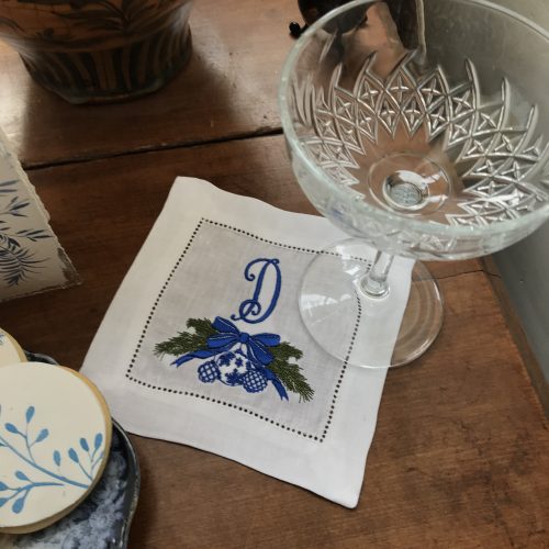 Chinoiserie cocktail napkins