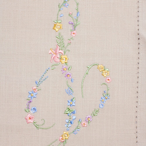 Floral Monogram Napkins