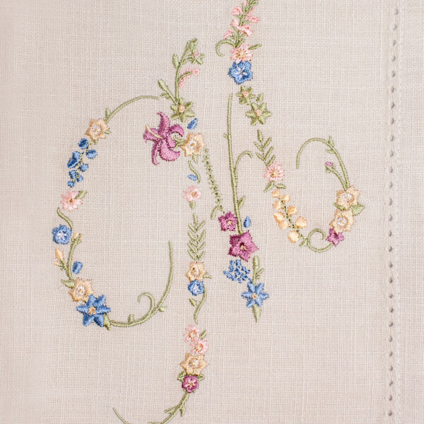 Floral Monogram Napkins