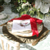 LINEN HEMSTITCH NAPKIN - Monogram Christmas Napkin