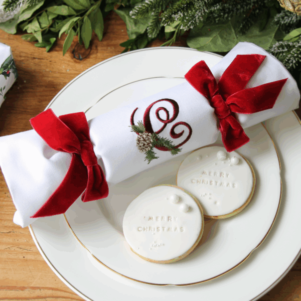 REUSABLE CHRISTMAS CRACKERS – Reusable Crackers Once “Pulled” Become Full Size Napkins