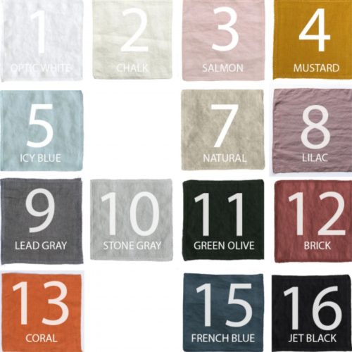 Washed Linen Colours August 2020