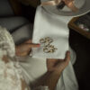 elegant monogram napkin