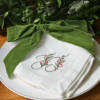 COTTON HEMSTITCH NAPKIN - Winterberry Monogram Napkins