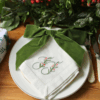 COTTON HEMSTITCH NAPKIN - Winterberry Monogram Napkins