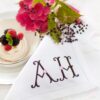 Victorian Monogram Napkin