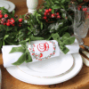 EMBROIDERED CHRISTMAS CRACKERS - Reusable Crackers Once "Pulled" Become Full Size Napkins