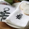 Children's Drawing Gift Embroidered Napkins