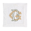 LINEN HEMSTITCH COCKTAIL NAPKIN Two Colours Ornate Monogram Cocktail Napkins