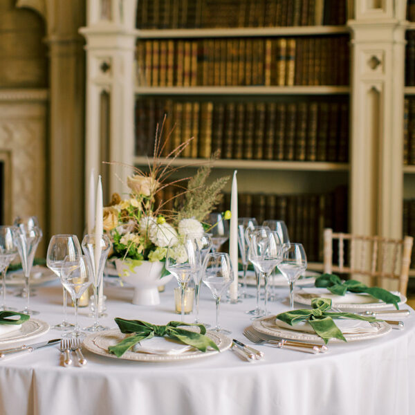 Velvet Napkin bows