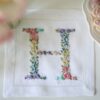 Floral Monogram Cocktail Napkin