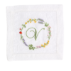 LINEN HEMSTITCH COCKTAIL NAPKIN Spring Garland Monogram Cocktail Napkin