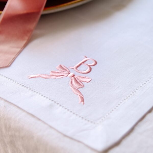 linen hemstitch placemat