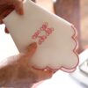 Sophie Conran Monogrammed Scalloped Napkins