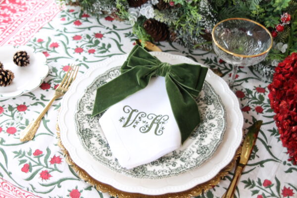 Heritage Monogram Napkins