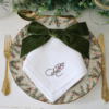 LINEN HEMSTITCH NAPKIN - Christmas Winterberry Napkins