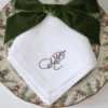 LINEN HEMSTITCH NAPKIN - Christmas Winterberry Napkins