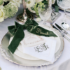 LINEN HEMSTITCH NAPKINS - Heritage Monogram Napkins