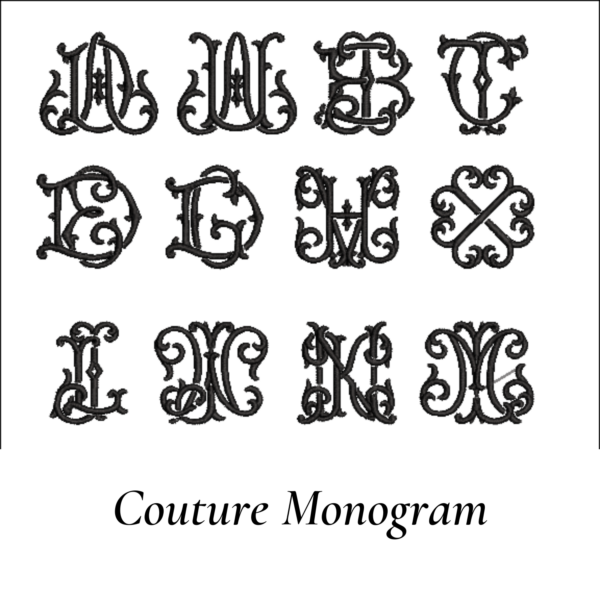 Couture monogram