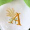Monogrammed Napkin for Thanksgiving
