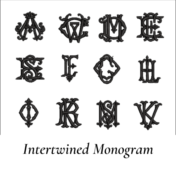 Intertwined monogram