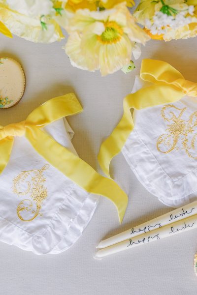 Luxury Easter Table Ideas With Personalised Napkins