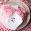 Strawberry Monogram Napkin
