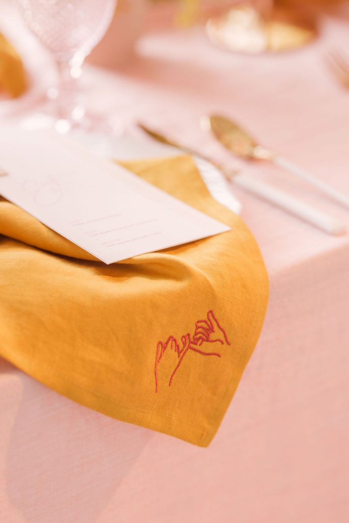 10 Bespoke Napkin Ideas For Your Personalised Wedding Tables