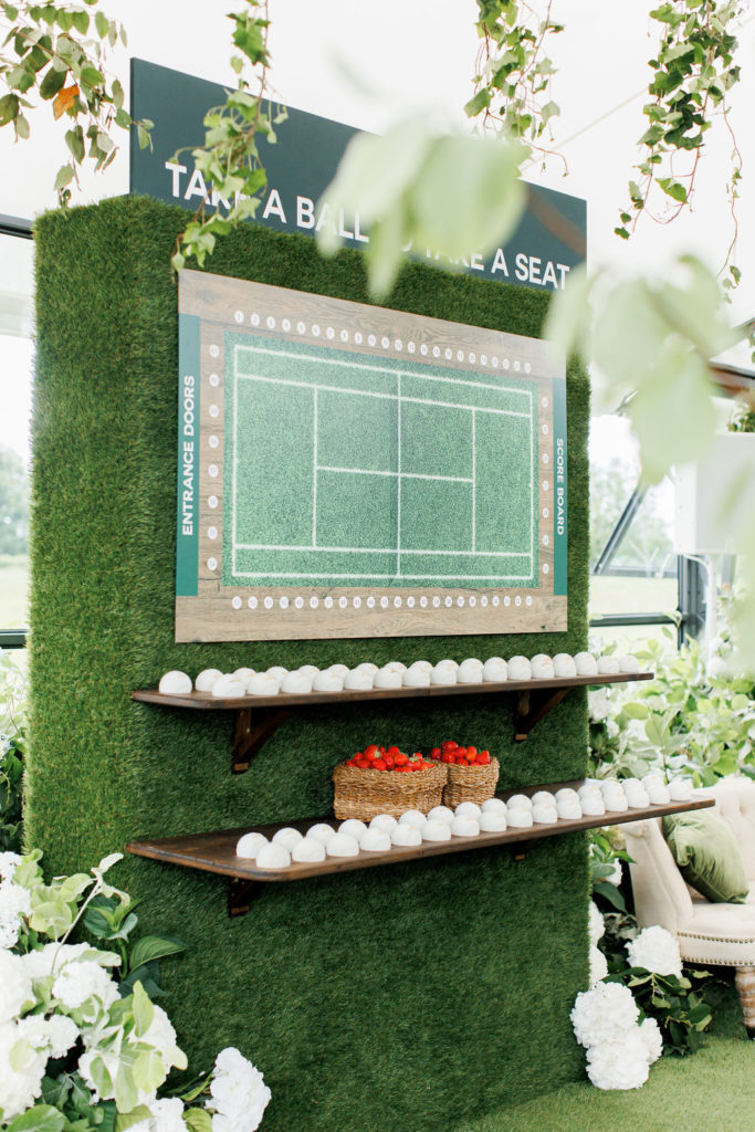 Tennis-Themed Birthday Party With Bespoke Napkins
