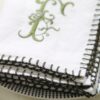 blanket stitch napkin