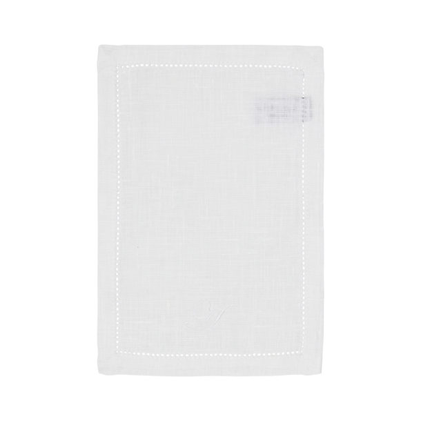 Rebecca Udall Linen Cocktail Napkin The Embroidered Napkin Co