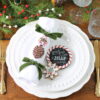 Reusable Fabric Crackers Pine Cone