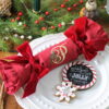 Burgundy Ruffle Christmas Cracker