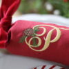 Burgundy Ruffle Christmas Cracker