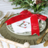 LINEN HEMSTITCH NAPKIN – Winter Monogram Napkins